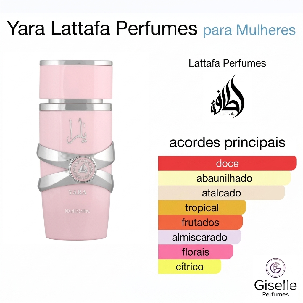 Yara Tracional Lattafa Perfume Árabe 100ml