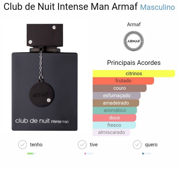 Club De Nuit Armaf Perfume Árabe 105ml