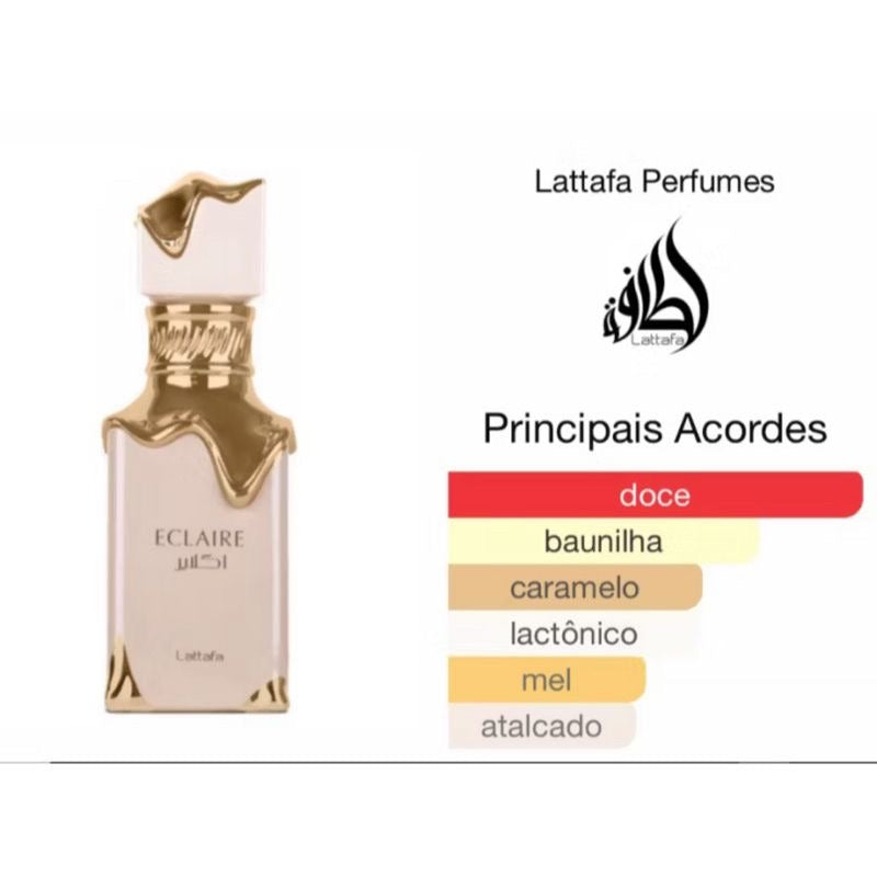 Eclaire Lattafa Perfume Árabe 100ml